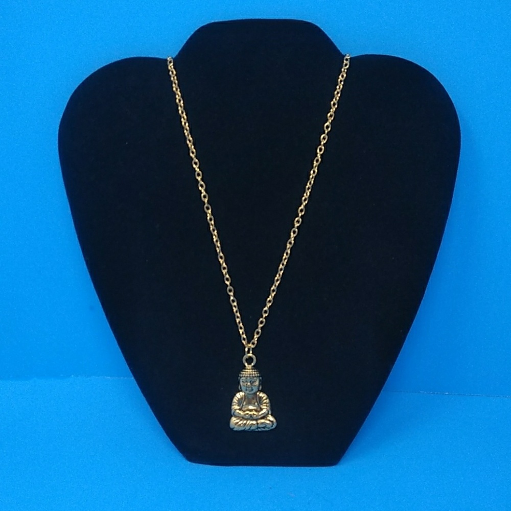 Gold plated antique Buddha